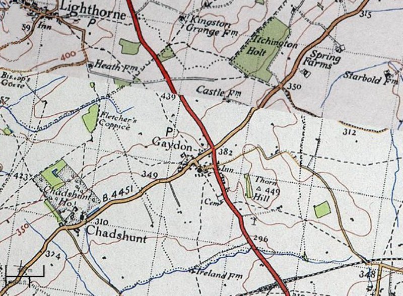 Gaydon Map